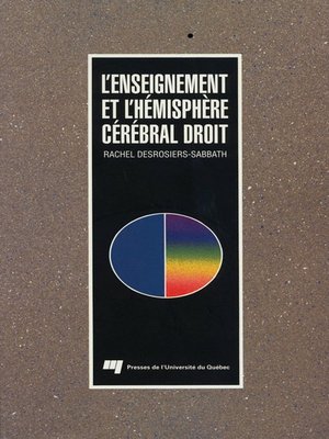 cover image of L' enseignement et l'hémisphère cérébral droit
